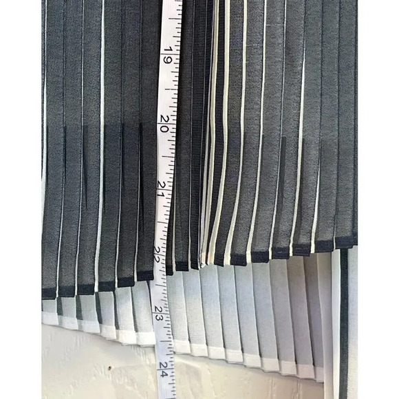 Apt 9 Womens XL Black WhiteTie Style Skirt Hi/Low Hem Career Wear - Picture 10 of 15